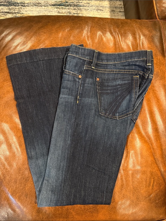 7 For All Mankind Denim - 7 For All Mankind Dark Blue Flare Jeans